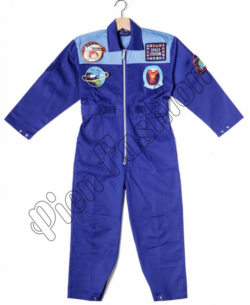 astronautenoverall , astronauten pak , flight suit kind 9 a 10 jaar Bestel direct bij Pien Fashion
