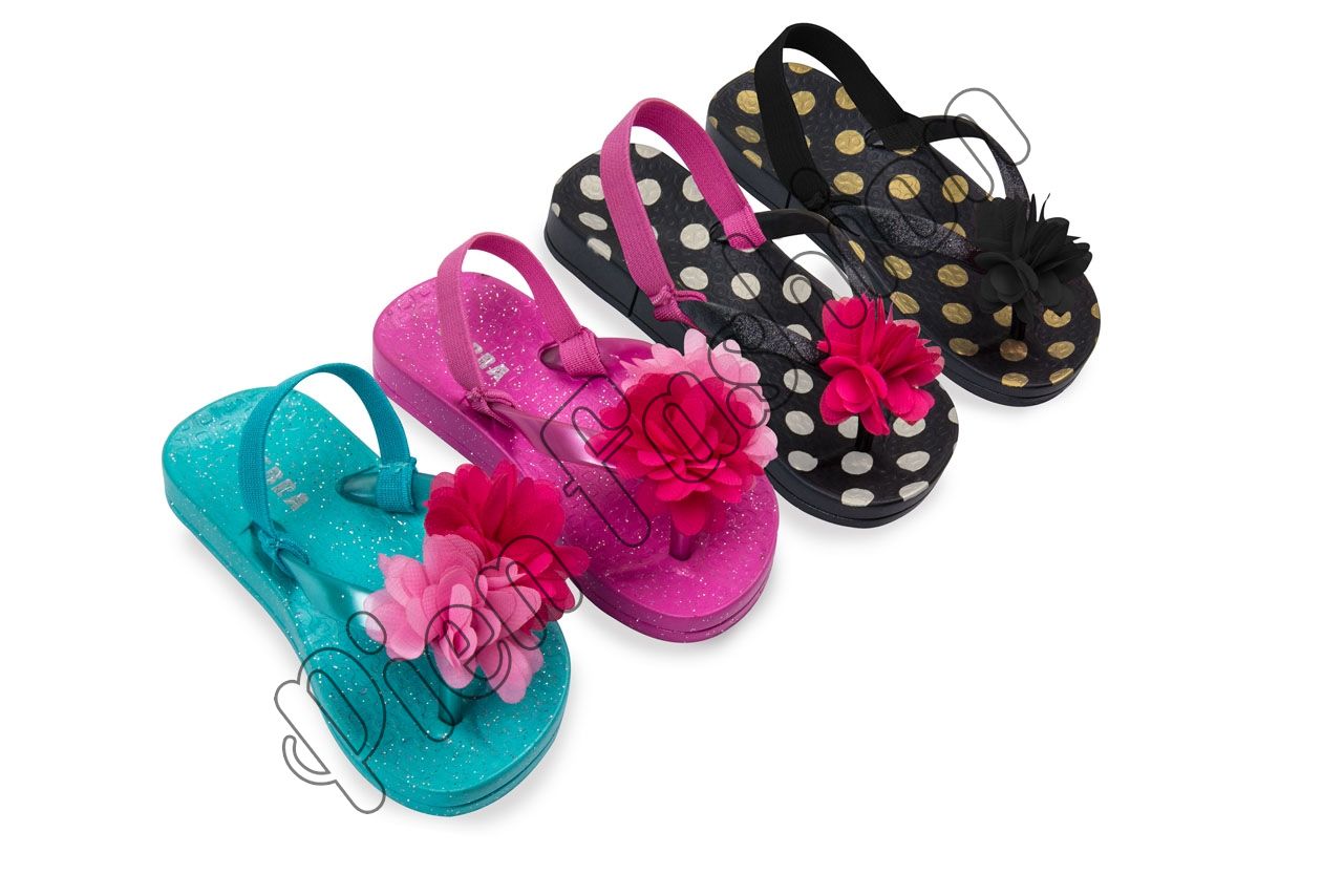 Wig Redenaar Komst Zebra trends slippers flipflop meisjes mini girls met hakband - Bestel  direct bij Pien Fashion